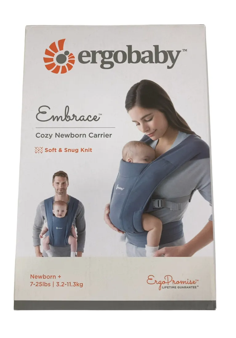 Ergobaby Embrace Baby Carrier, Oxford Blue