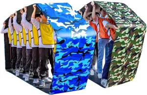 EvikoO 2PCS Sports Meet Teamwork Games Playing Run Mat, 4-20M Rugged | Durable | Waterproof Oxford Cloth Game Rolling Running Mat (Size : Adult-6M//20FT)