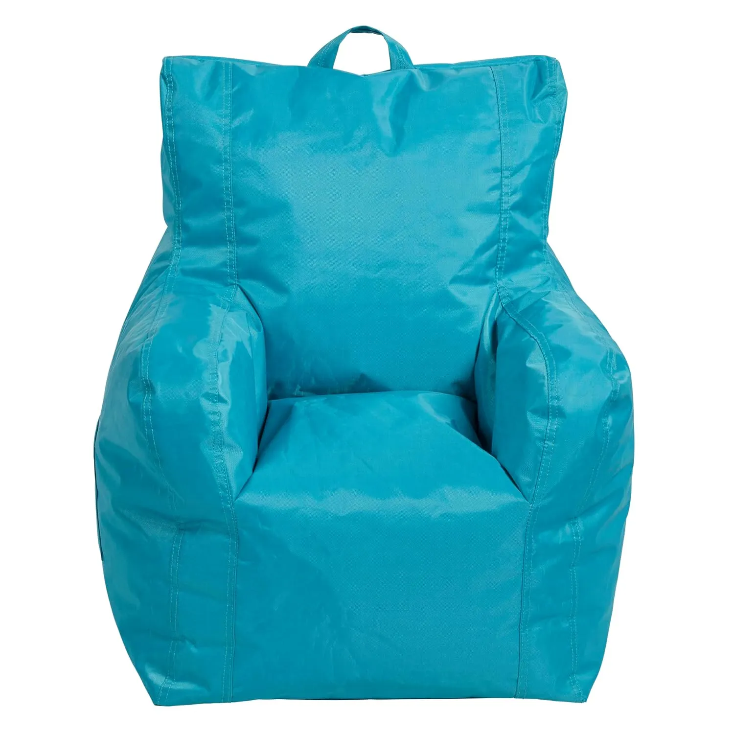 Factory Direct Partners 10483-AQ Cali Little Bear Sack Bean Bag Chair, Dirt-Resistant Coated Oxford Fabric - Aqua