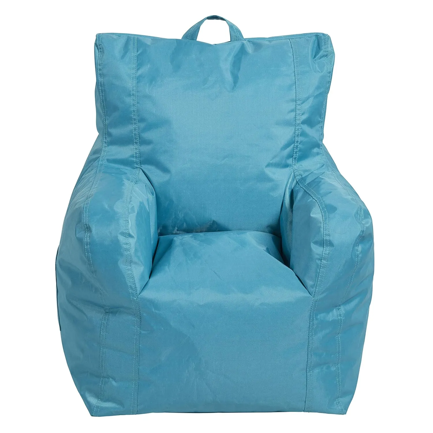 Factory Direct Partners 10483-AQ Cali Little Bear Sack Bean Bag Chair, Dirt-Resistant Coated Oxford Fabric - Aqua