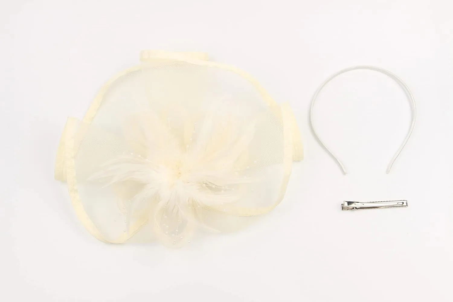 Fascinator Hat for Women Tea Party Wedding Derby Headband, 1920s Fascinator Hat