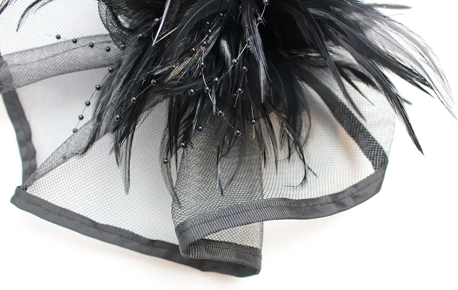 Fascinator Hat for Women Tea Party Wedding Derby Headband, 1920s Fascinator Hat
