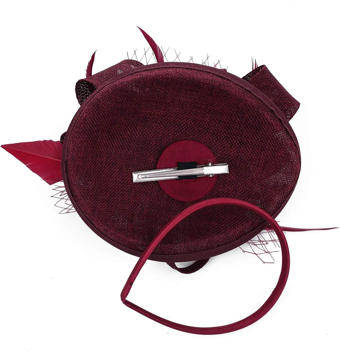 Fascinators Hat for Women Tea Party Headband Derby Wedding Bridal Headband Clips Headpiece