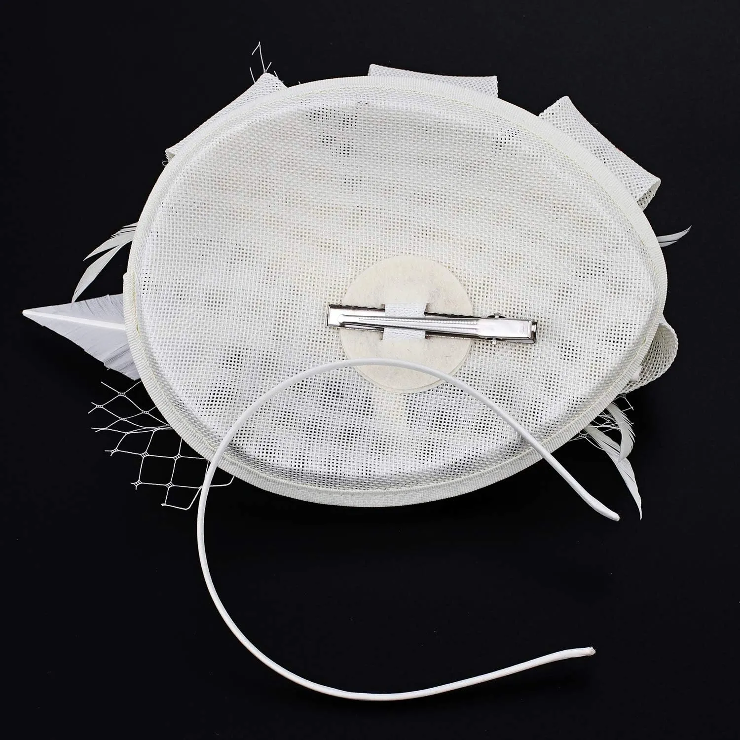 Fascinators Hat for Women Tea Party Headband Derby Wedding Bridal Headband Clips Headpiece