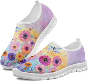 Fashion Slip On Walking Shoes for Women Ladies Casual Tennis Shoes