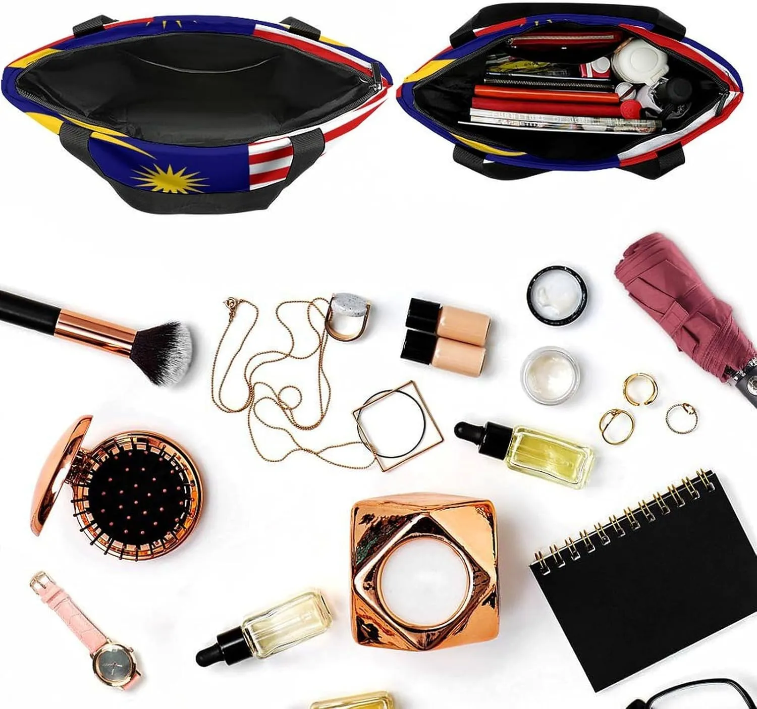Fashionable Oman Flag Women's Spacious Hobo Bag Great for Work and Travel