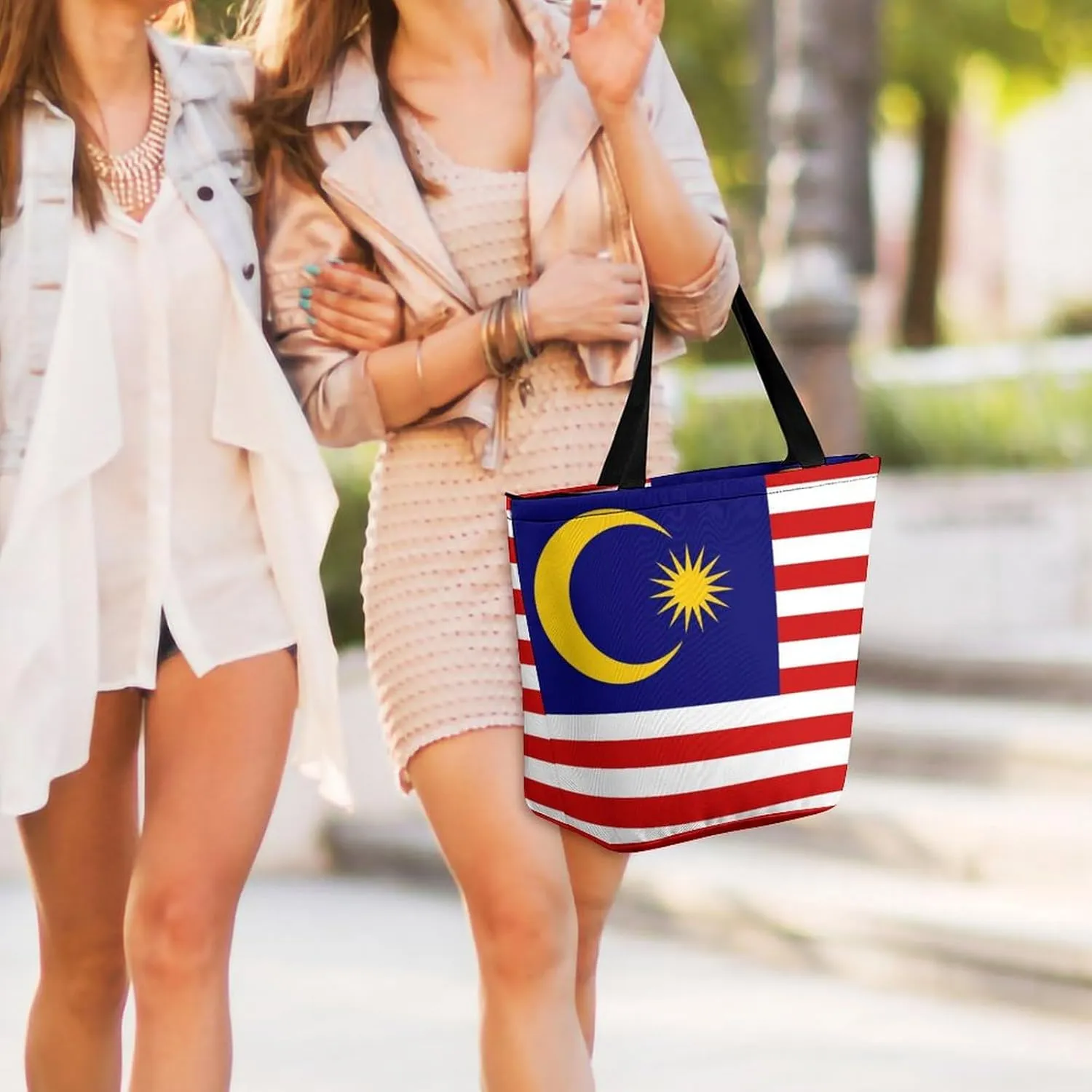 Fashionable Oman Flag Women's Spacious Hobo Bag Great for Work and Travel