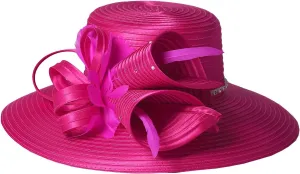 Fedora Hat Wide Brim Sun Hats Fascinators for Women Elegant Church Wedding Party Dress Derby Boater Hat
