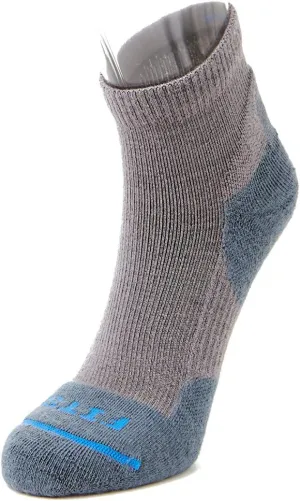 FITS Quarter Light Hiker Merino Wool Socks For Men and Women, Lightweight, Breathable, Odor Resistant, Whole Foot Comfort