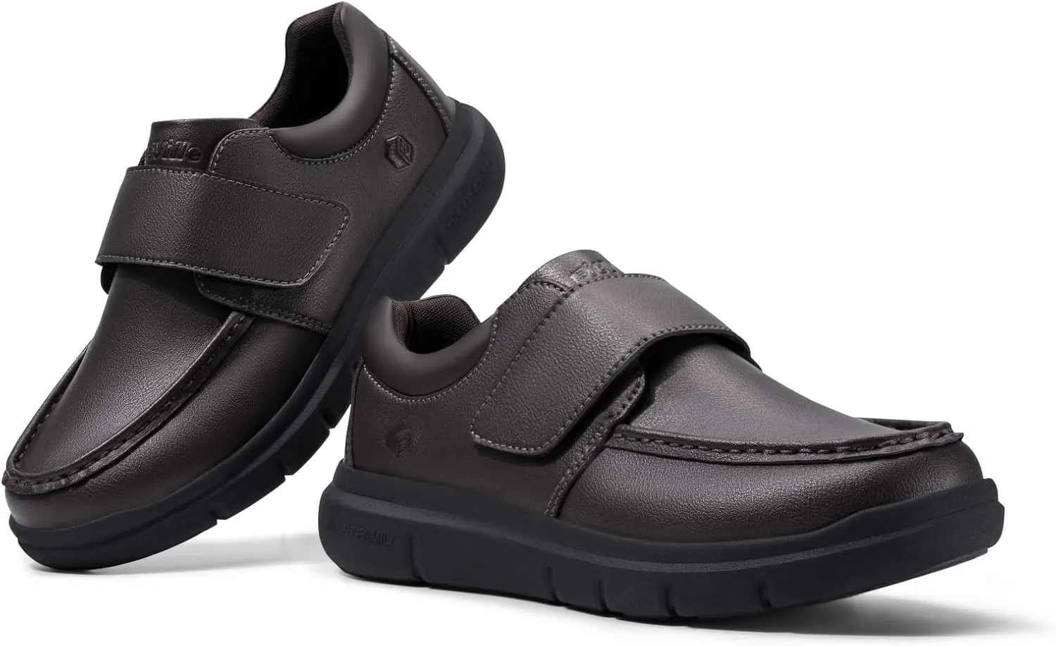 FitVille Wide Diabetic Walking Shoes for Men Leather Oxford Shoes Comfortable Dress Business Casual Shoes Sneakers for All-Day Comfort