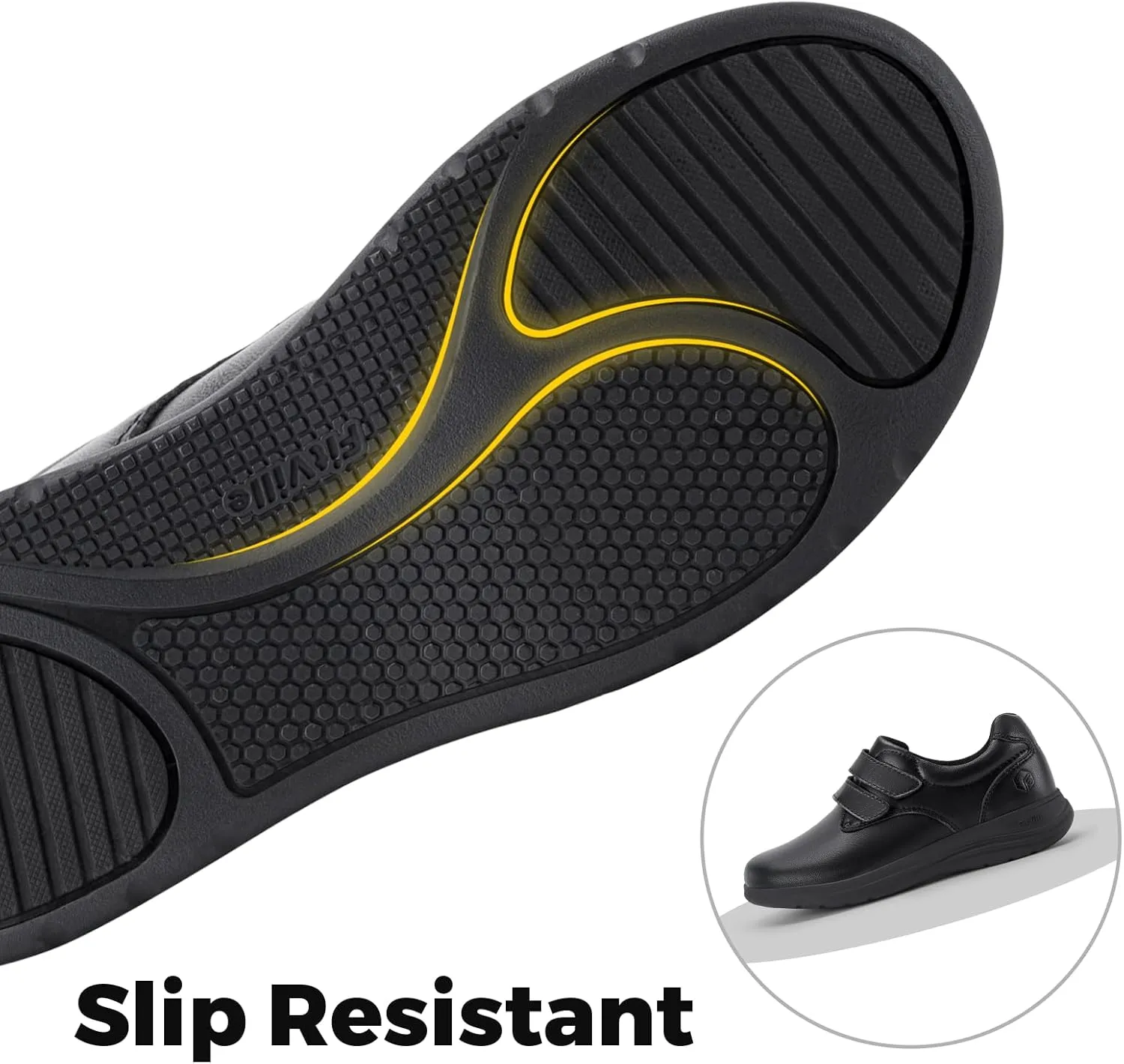 FitVille Wide Diabetic Walking Shoes for Women, Dress Casual Comfortable Leather Oxford Shoes for All-Day Comfort