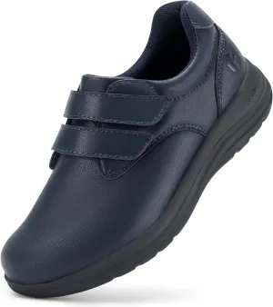 FitVille Wide Diabetic Walking Shoes for Women, Dress Casual Comfortable Leather Oxford Shoes for All-Day Comfort