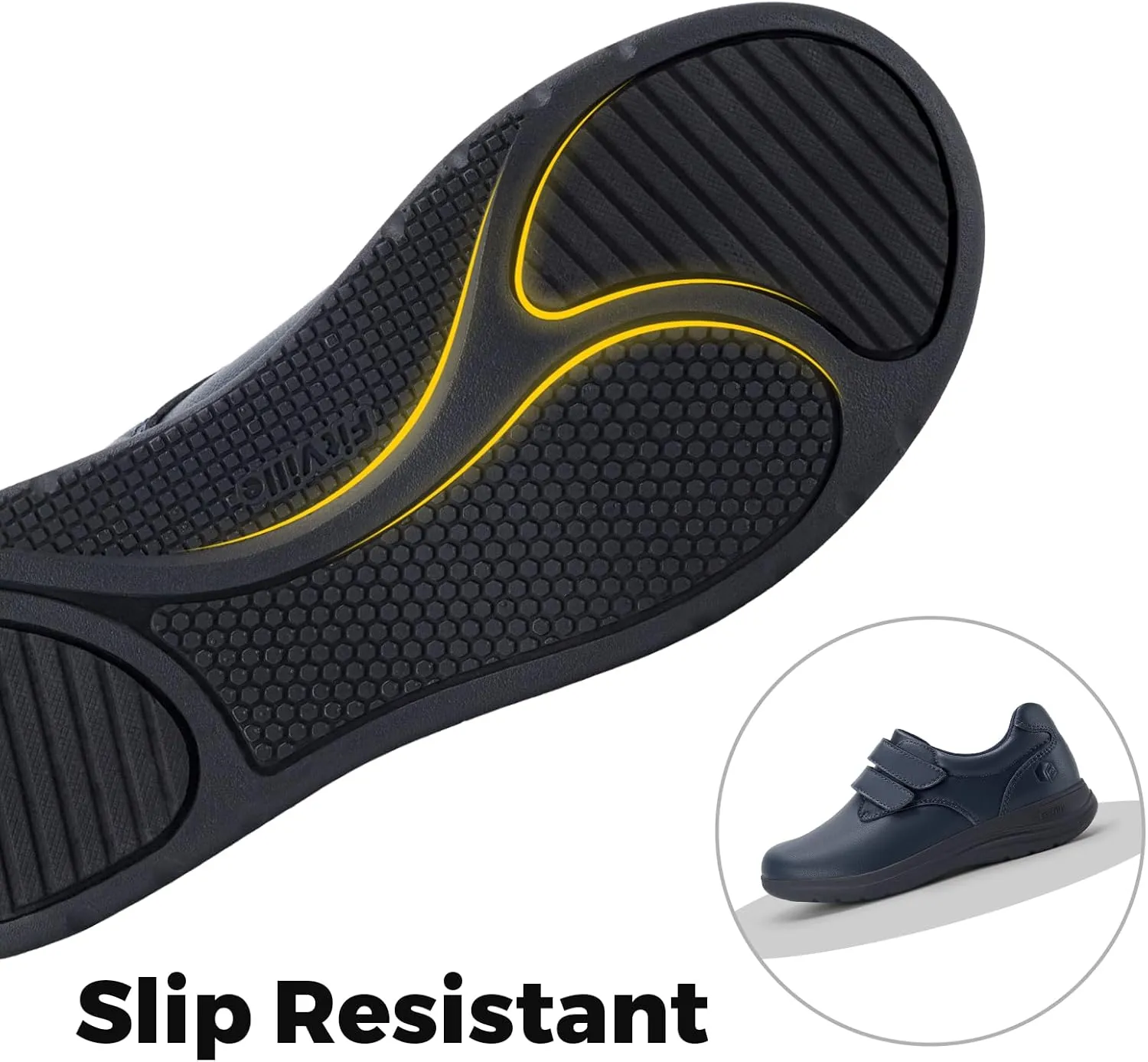 FitVille Wide Diabetic Walking Shoes for Women, Dress Casual Comfortable Leather Oxford Shoes for All-Day Comfort