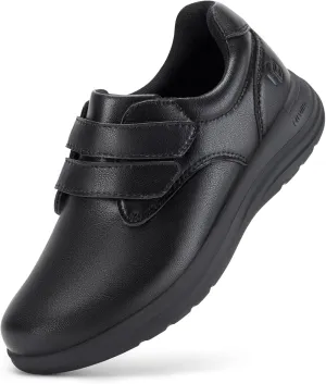 FitVille Wide Diabetic Walking Shoes for Women, Dress Casual Comfortable Leather Oxford Shoes for All-Day Comfort