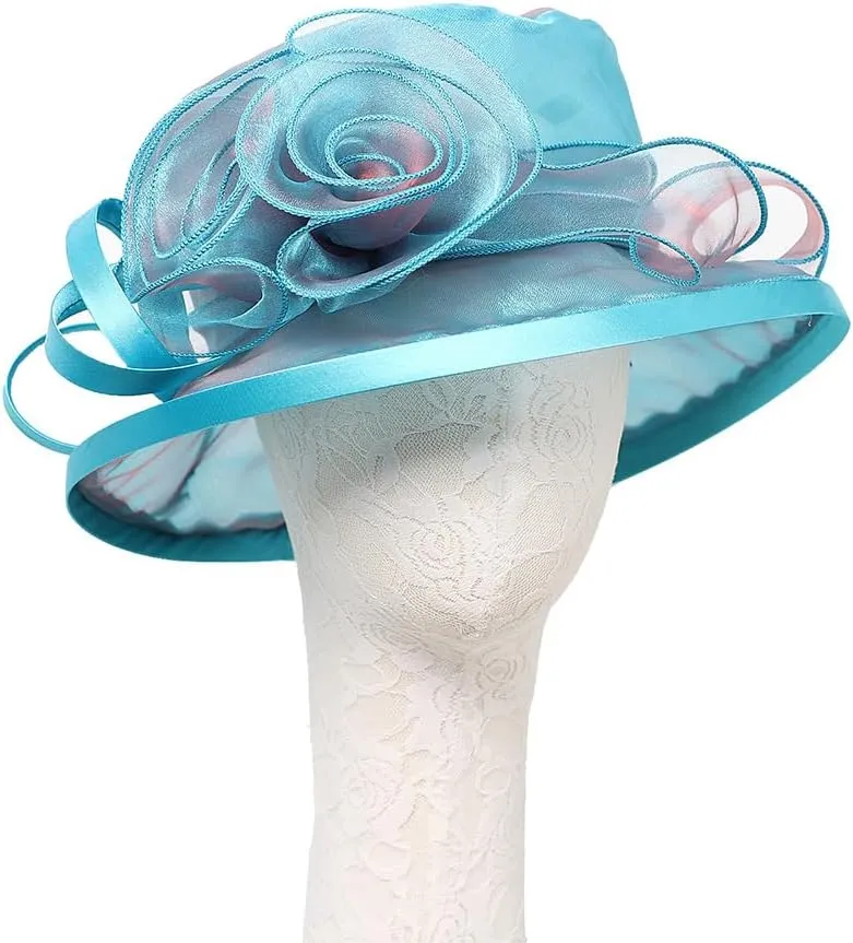 Floral Wedding Hat for Women's Tea Party Fascinators Kentucky Church Derby Hats