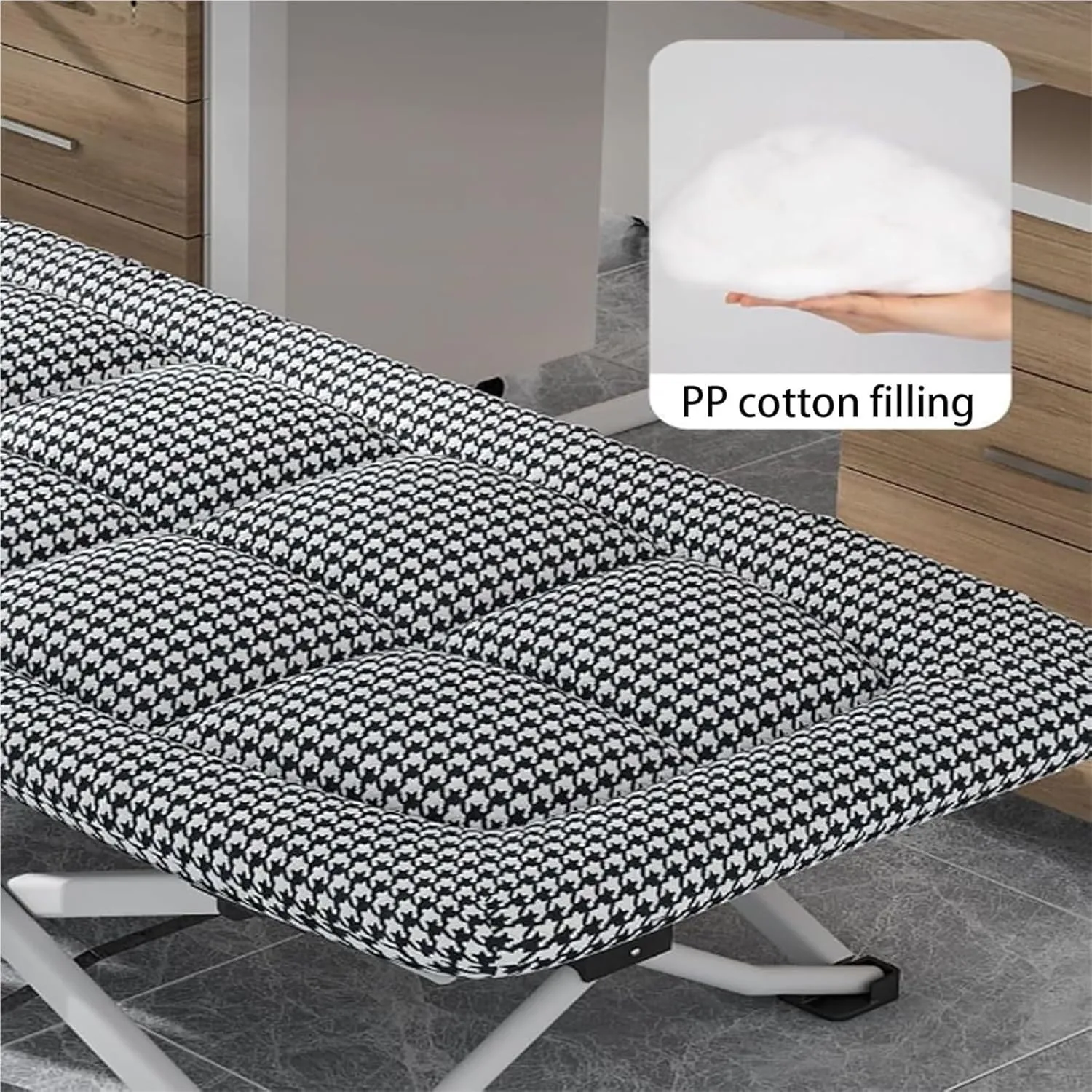 Folding Camping Cot,Camping Cot for Adults, Cots for Sleeping Folding Bed Ergonomic Design 68cm Wide and Sturdy Guest Bed for Home Office Nap Space Saving(Grey)