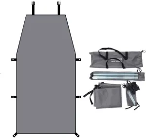 for Mazda CX-3/CX-5/CX-30/CX-60/CX-80/MX-30 Camping Tarpaulin Car Awning Waterproof Hammock Rainproof Sunshade Rainproof Awning Outdoor,B Grey-S