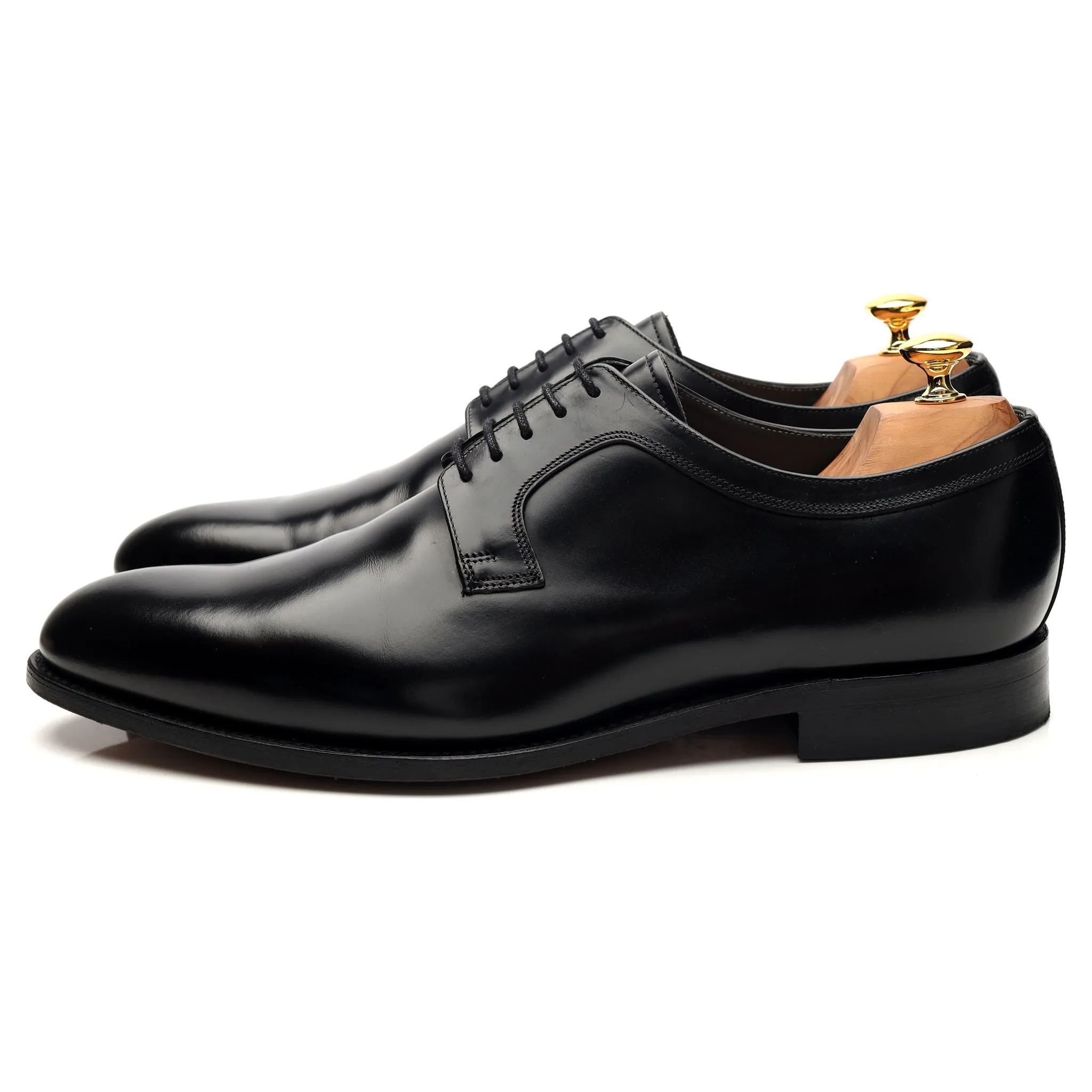 'Fordgate' Black Leather Derby UK 11 G