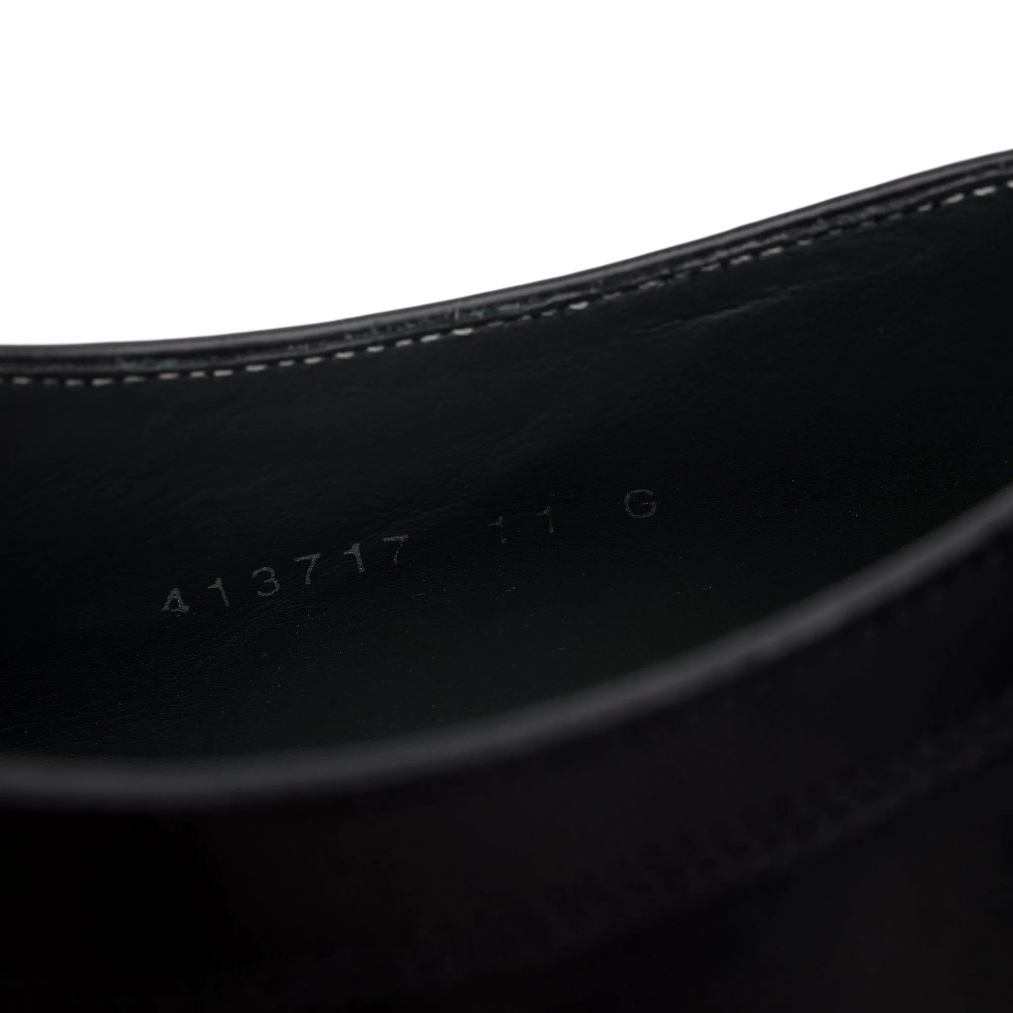 'Fordgate' Black Leather Derby UK 11 G