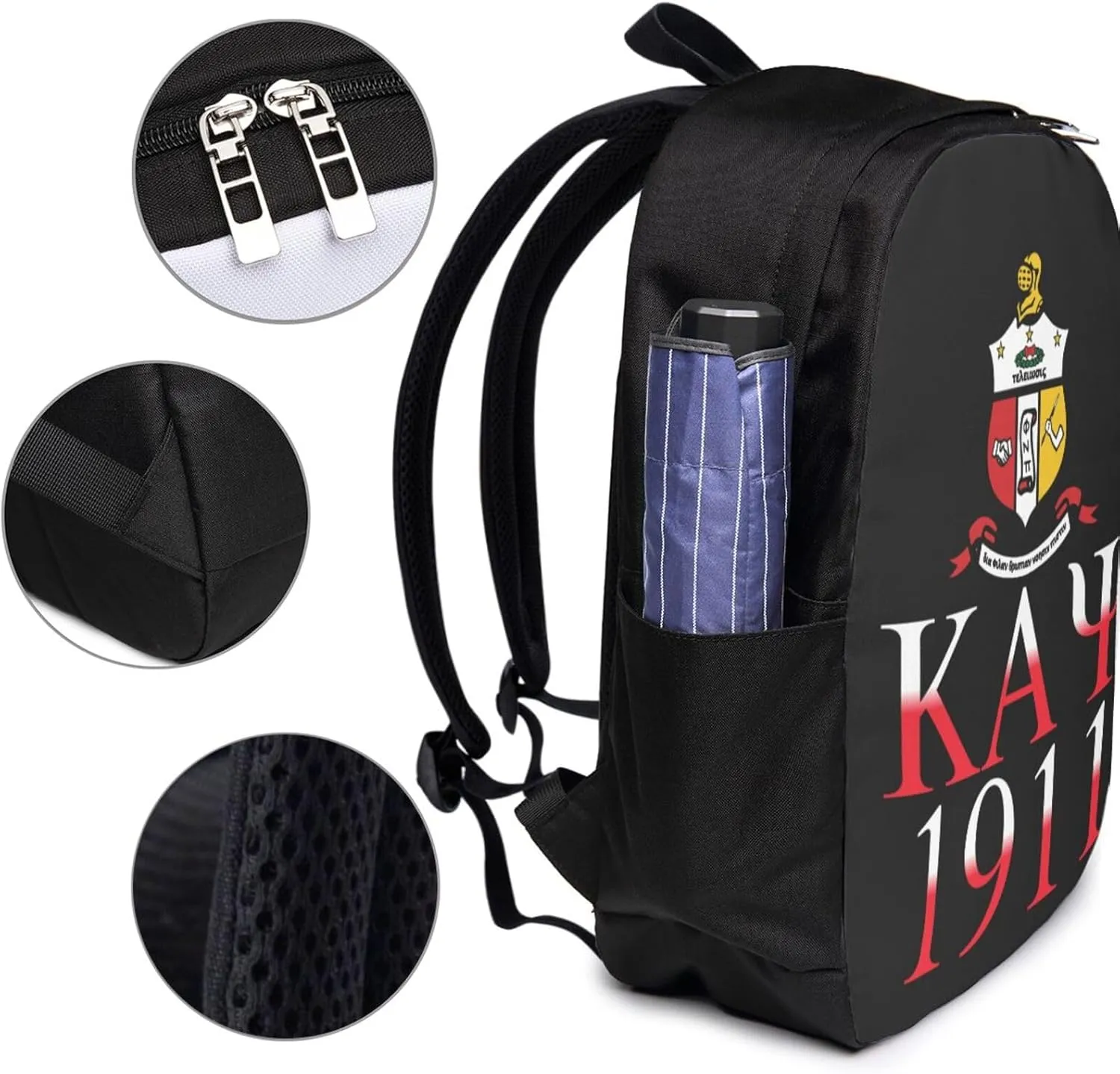 Fraternity Paraphernalia Gifts Rucksack Lightweight And Durable 600d Oxford Laptop Rucksack - Large Capacity For Outdoor Adventures, Travel & Business Errands