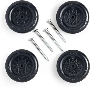 Full Set of Polished Axles and Lathed Wheels from Official BSA Car Kit for Derby Cars | Rule-Compliant | Precision-Engineered for Maximum Speed | Winning Races for Over 20 Years