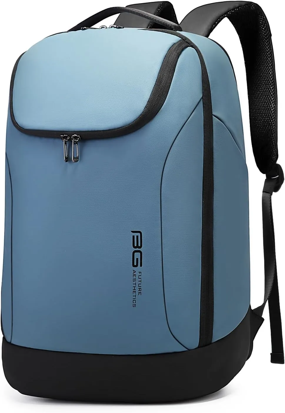 FUTURE AESTHETICS Business Smart Backpack Waterproof for women,men,Fight Approved Durable Backpack suitable as overnight and travel backpack (Light blue)