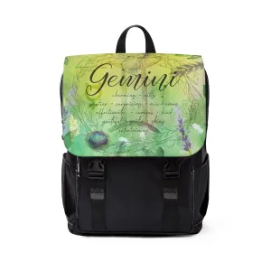 Gemini Unisex Casual Shoulder Backpack