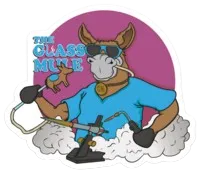 Glass Mule Studios Sticker (3" x 2.59")