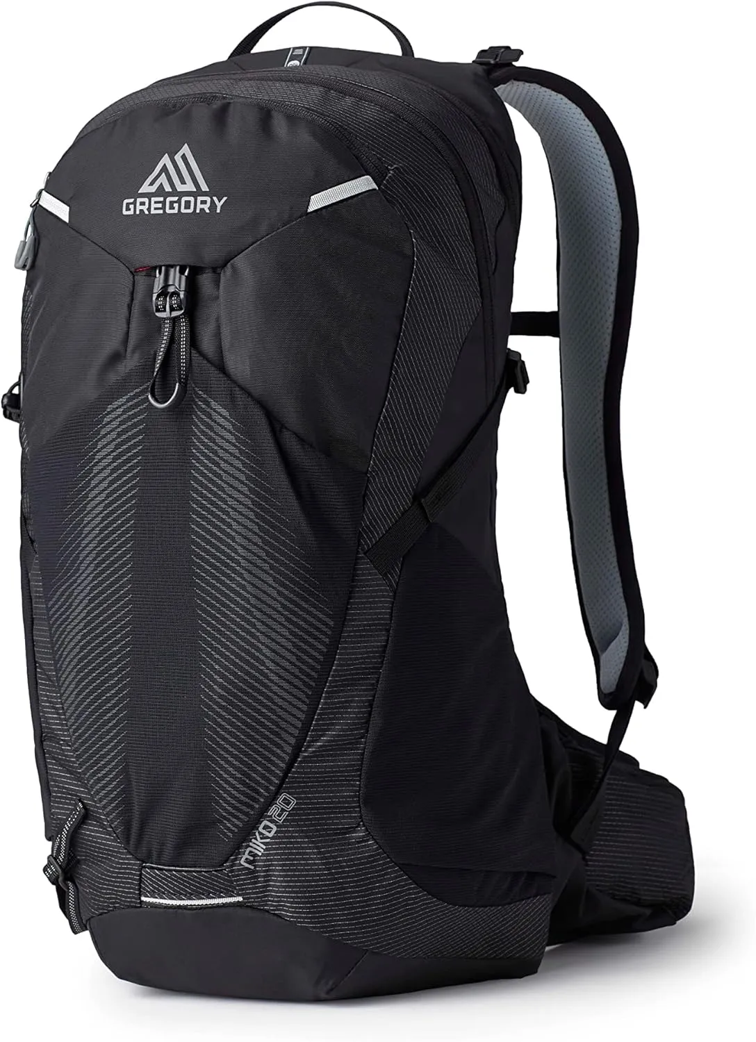 Gregory Miko 20 Unisex Day Hiking Backpack, One Size Fits All, Optic Black