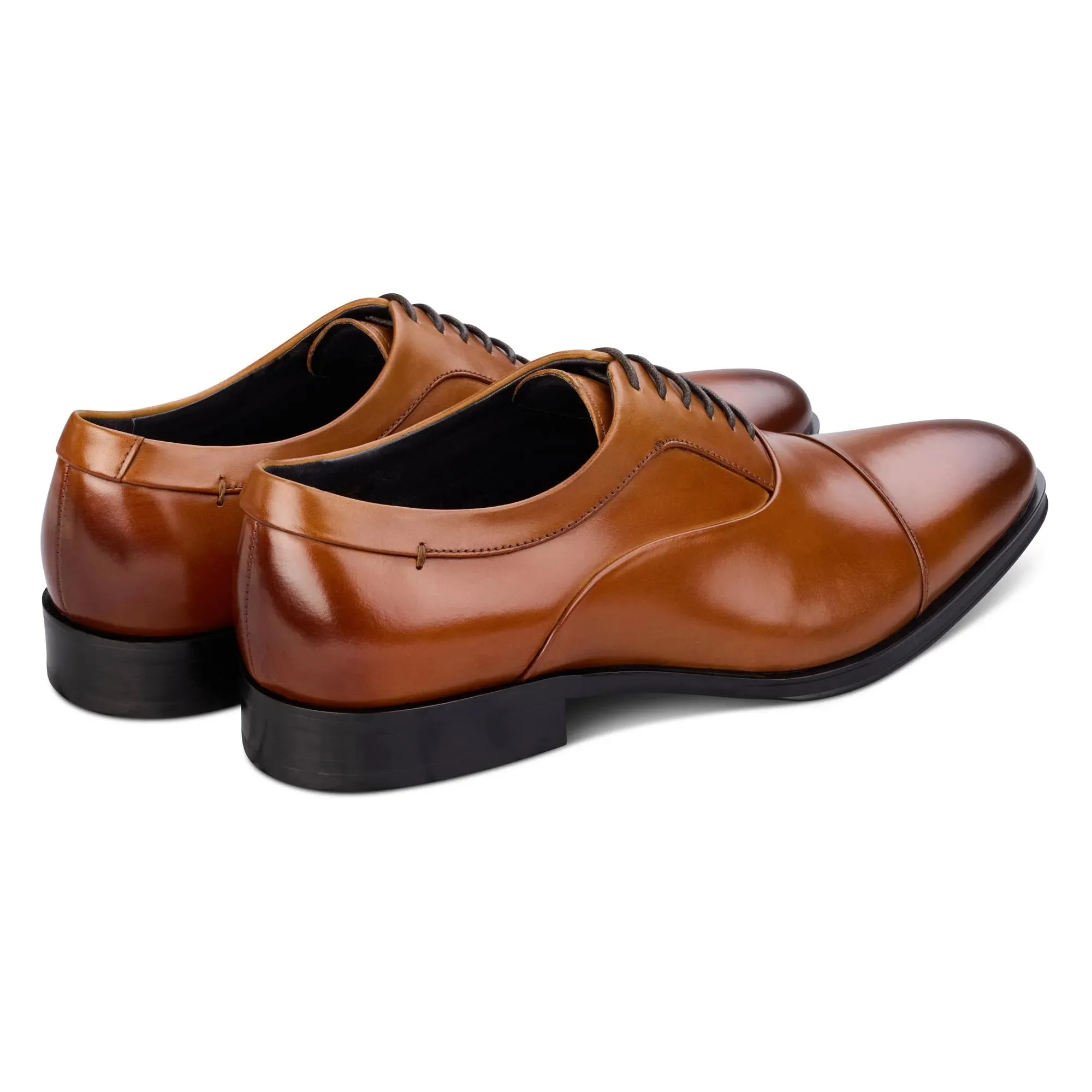 Guildhall Cap Toe Oxfords (Tan)