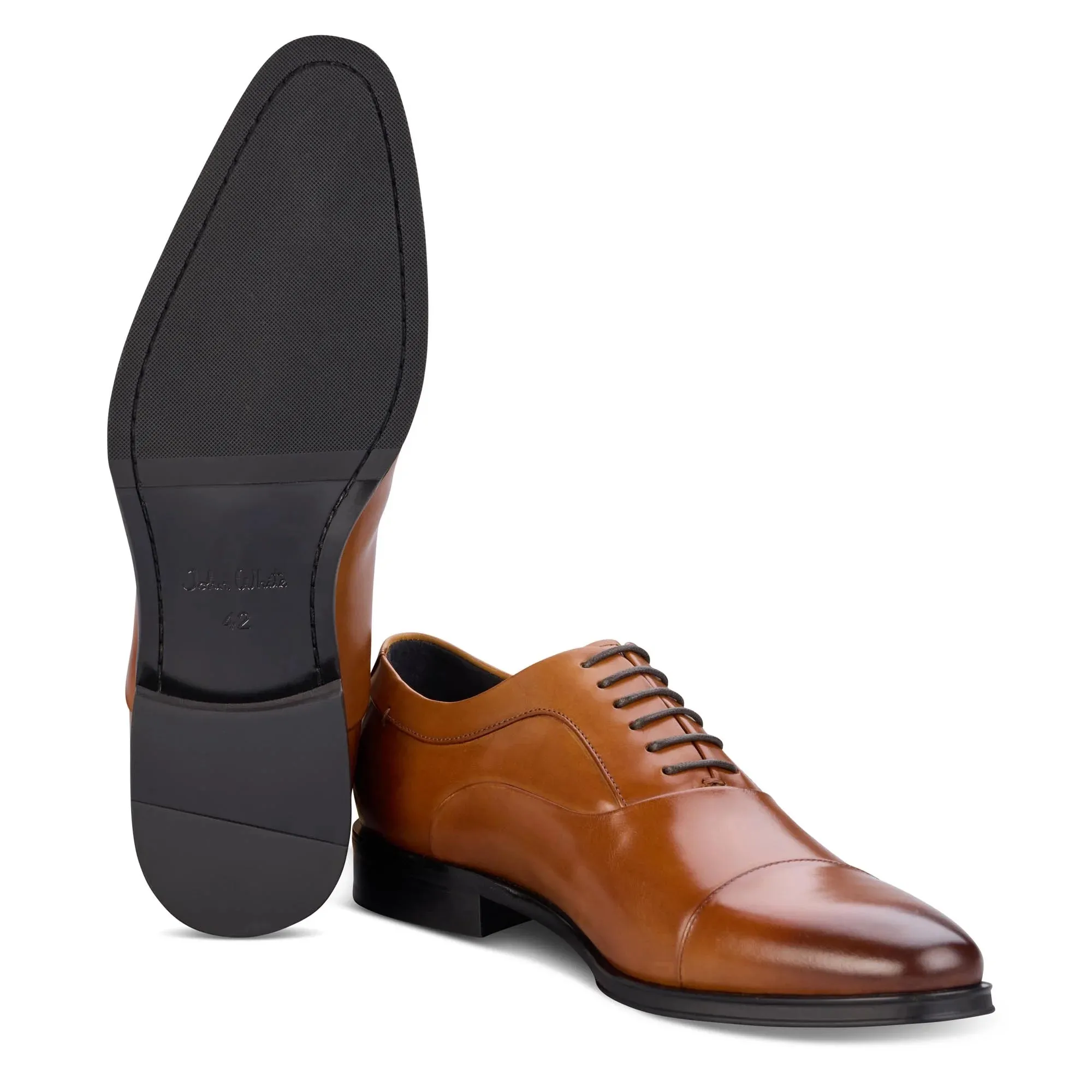 Guildhall Cap Toe Oxfords (Tan)