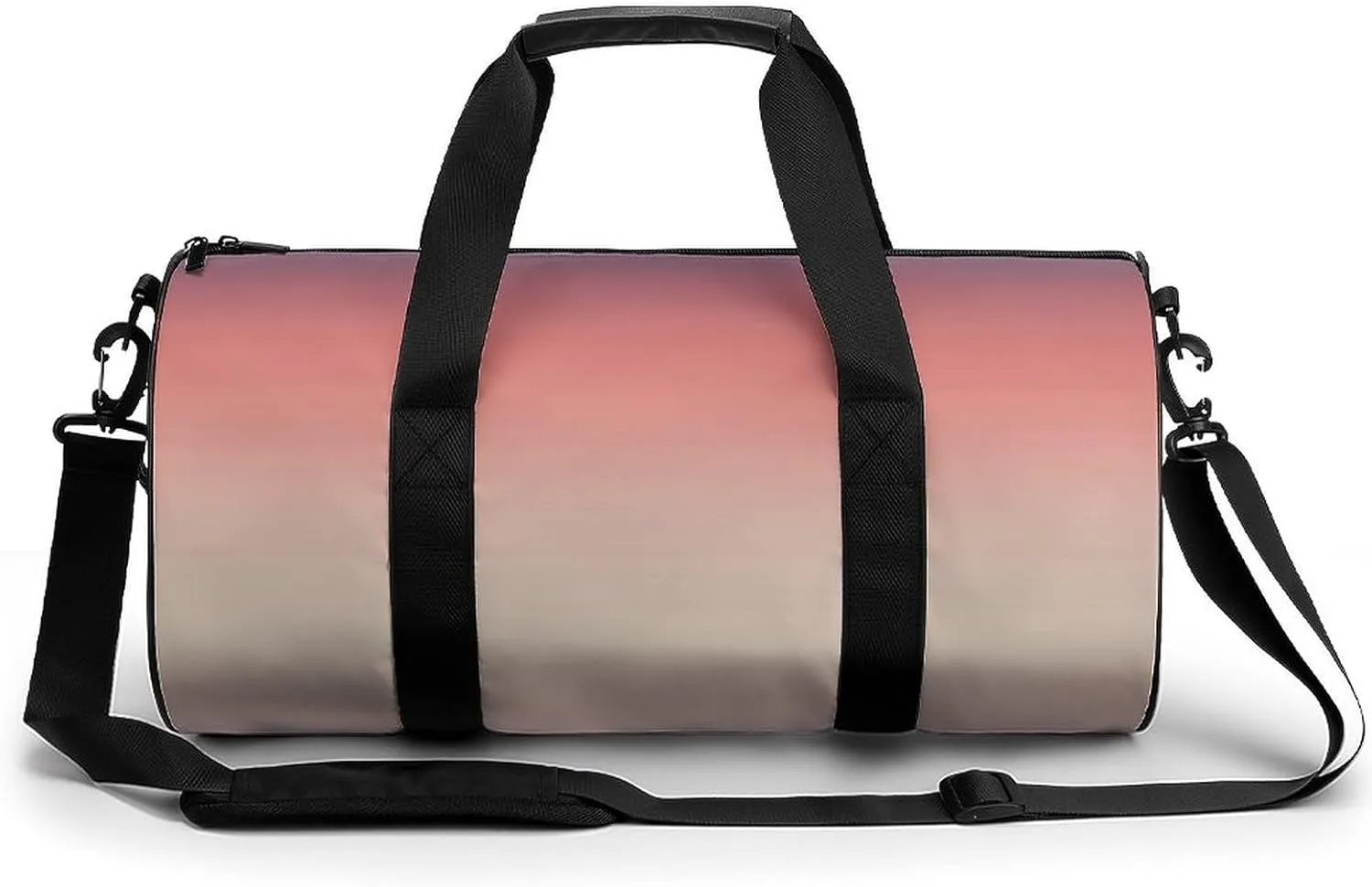 Gym Bag 17in for Men Women, Waterproof Foldable Sports Organizer, Durable Workout Travel Duffle Bag, Warm Horizon Blend-1583
