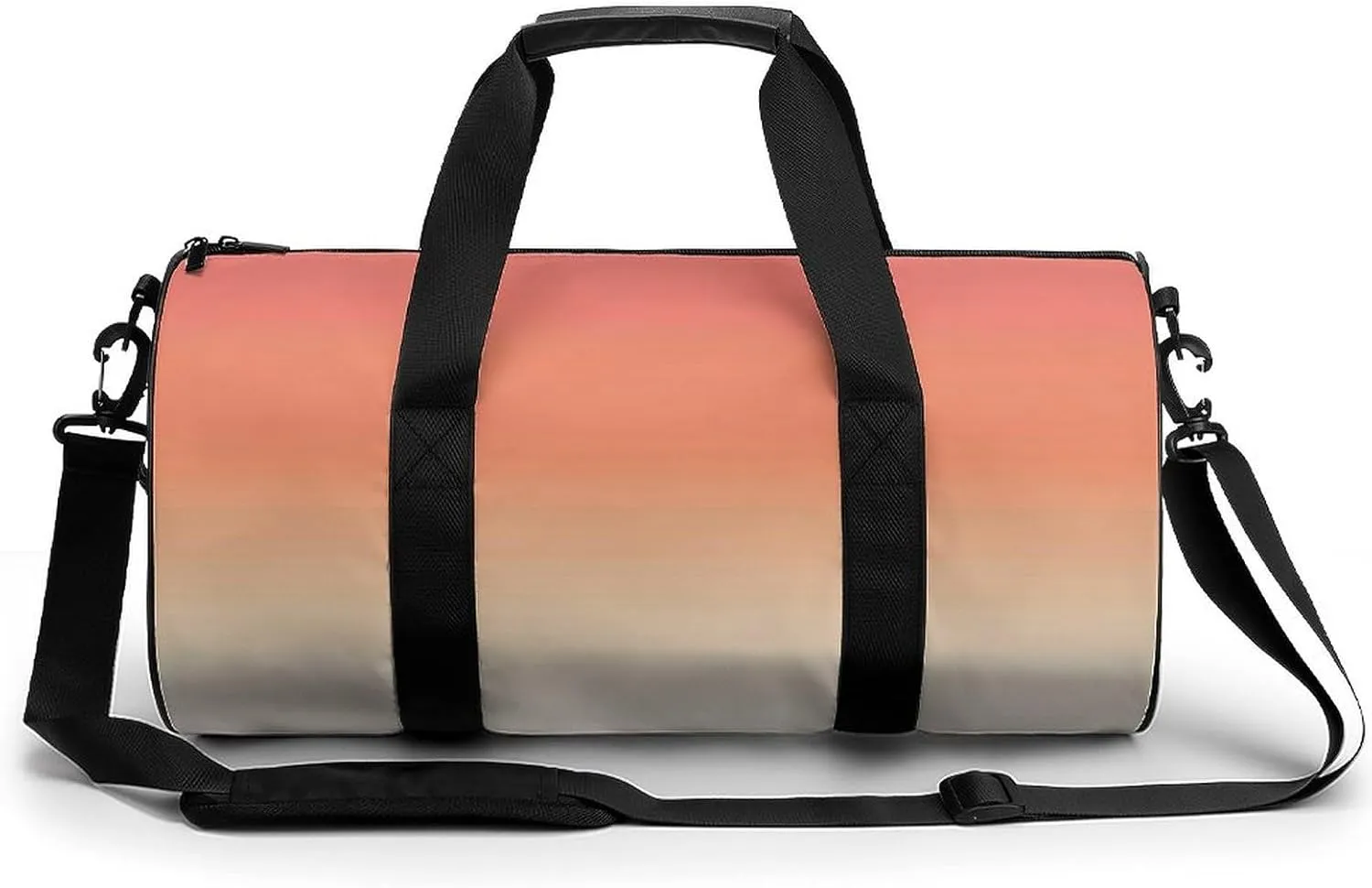 Gym Bag 17in for Men Women, Waterproof Foldable Sports Organizer, Durable Workout Travel Duffle Bag, Warm Sky Shift-1671