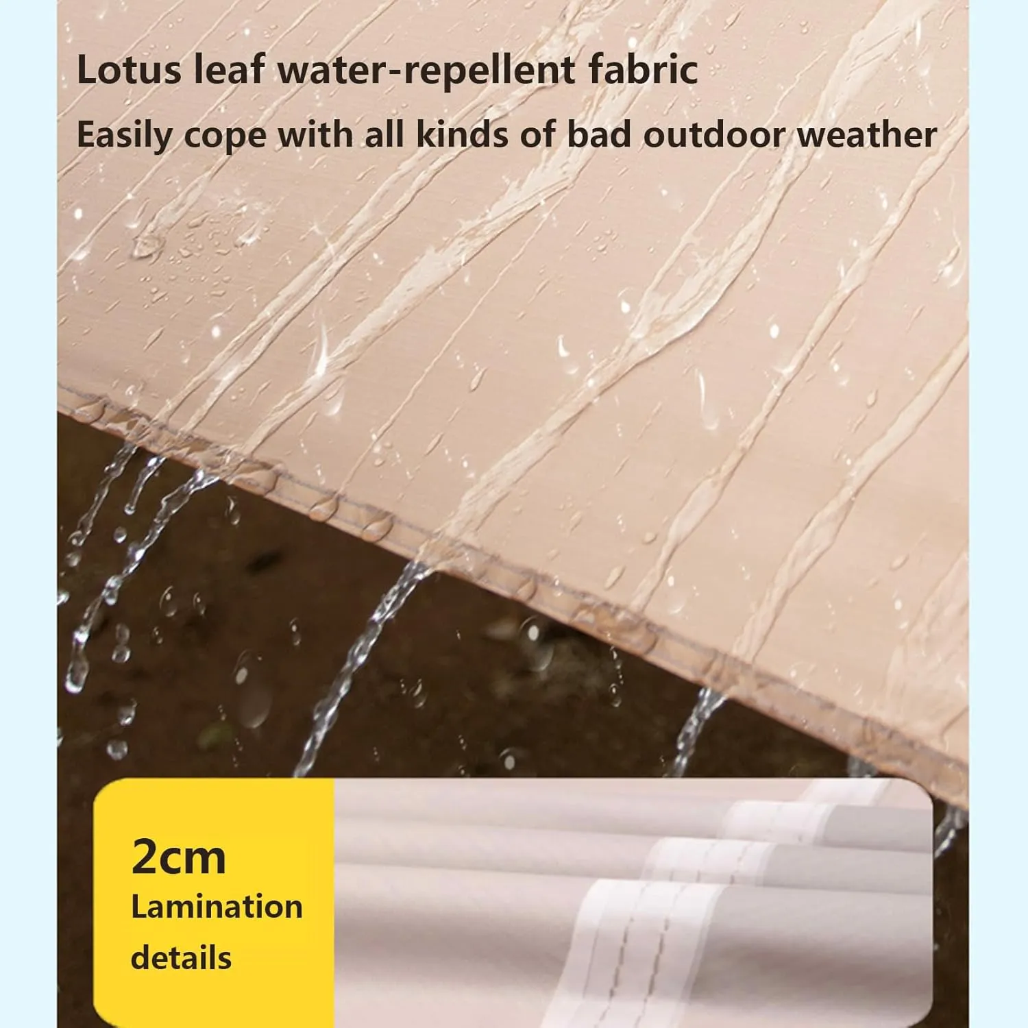 Hammock Rain Fly Waterproof Camping Tarp Tent Backpacking Tarp Tent Ultralight & Portable & UV Protection PU1000 MM Durable Ripstop for Outdoor Adventure Hiking Tent Hammock,22m²