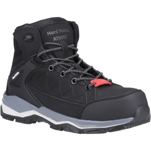 Hard Yakka Unisex Atomic PR Hybrid Side Zip Safety Boot in Black