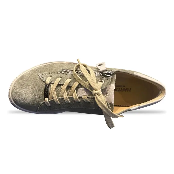 Hartjes Phil Khaki/Taupe Side Zip Oxford