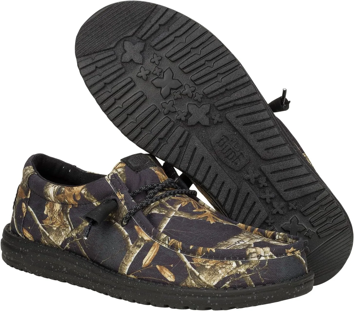 Hey Dude Men's Wally Realtree Edge | Men's Shoes | Men Slip-on Loafers | Comfortable & Light-Weight