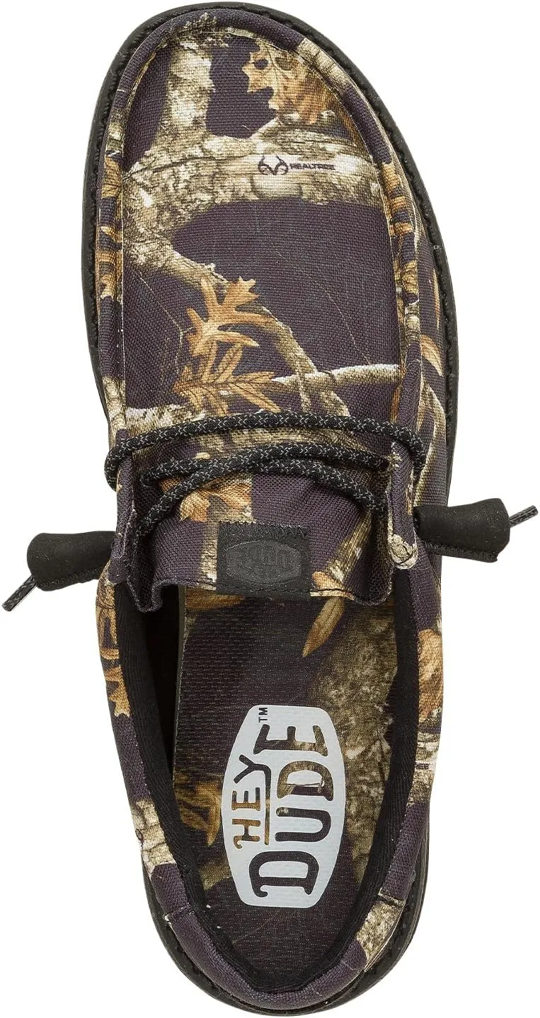 Hey Dude Men's Wally Realtree Edge | Men's Shoes | Men Slip-on Loafers | Comfortable & Light-Weight