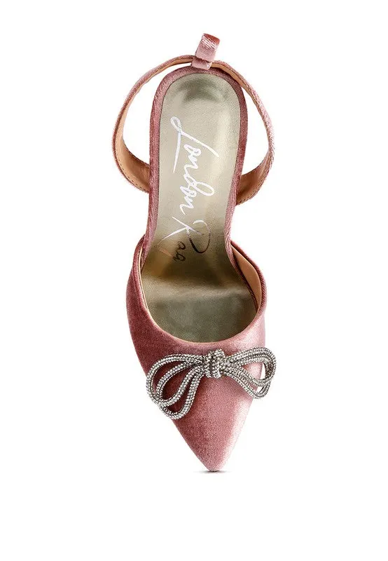 High Heeled Big Mules/ Velvet Jewel Treat Helpful Connected BFPSS