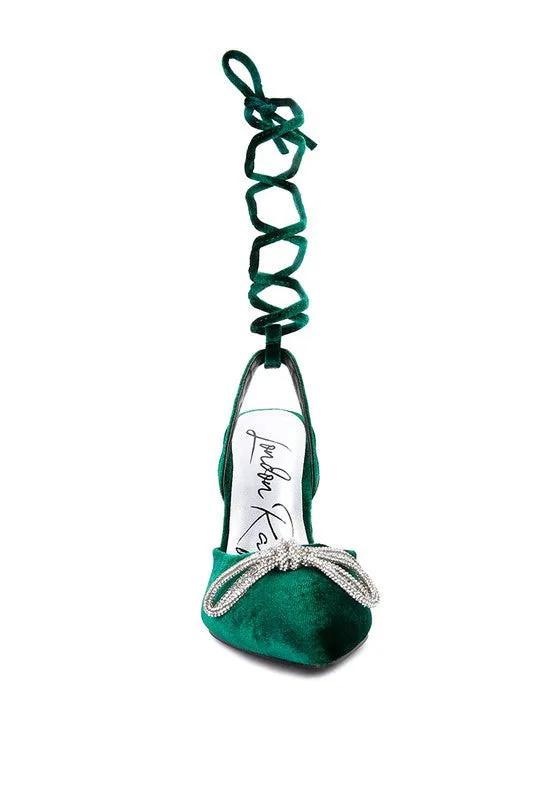 High Heeled Big Mules/ Velvet Jewel Treat Helpful Connected BFPSS