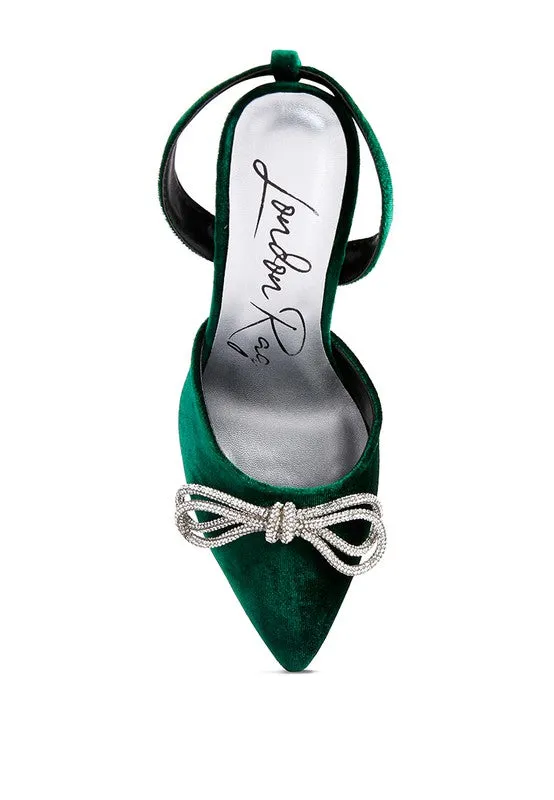 High Heeled Big Mules/ Velvet Jewel Treat Helpful Connected BFPSS