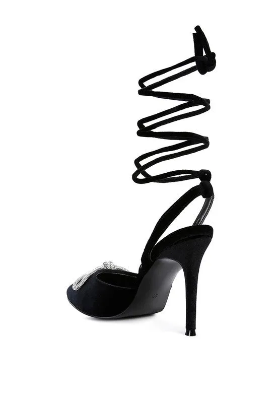 High Heeled Big Mules/ Velvet Jewel Treat Helpful Connected BFPSS
