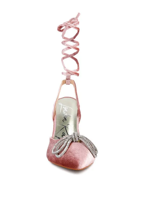 High Heeled Big Mules/ Velvet Jewel Treat Helpful Connected BFPSS