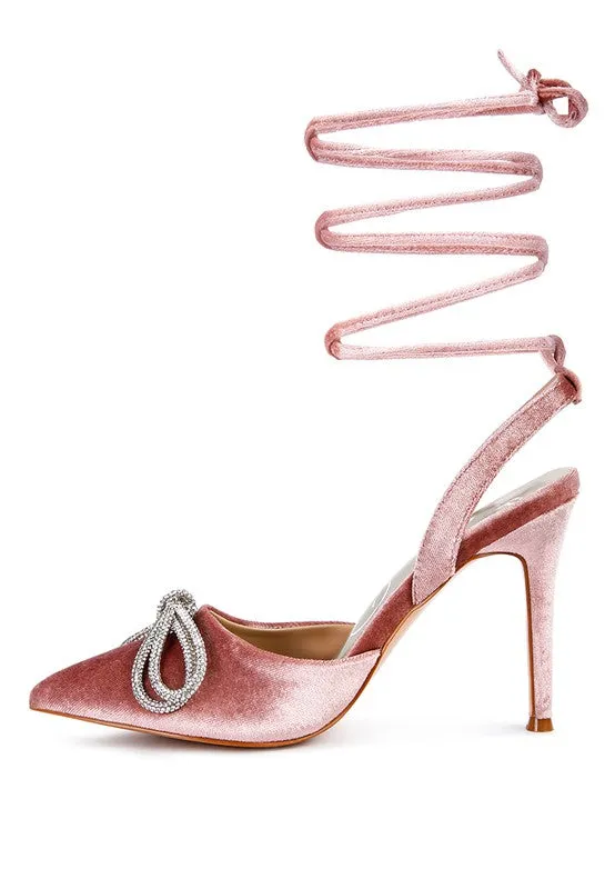 High Heeled Big Mules/ Velvet Jewel Treat Helpful Connected BFPSS