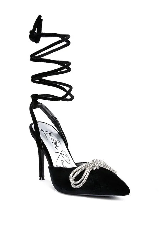 High Heeled Big Mules/ Velvet Jewel Treat Helpful Connected BFPSS