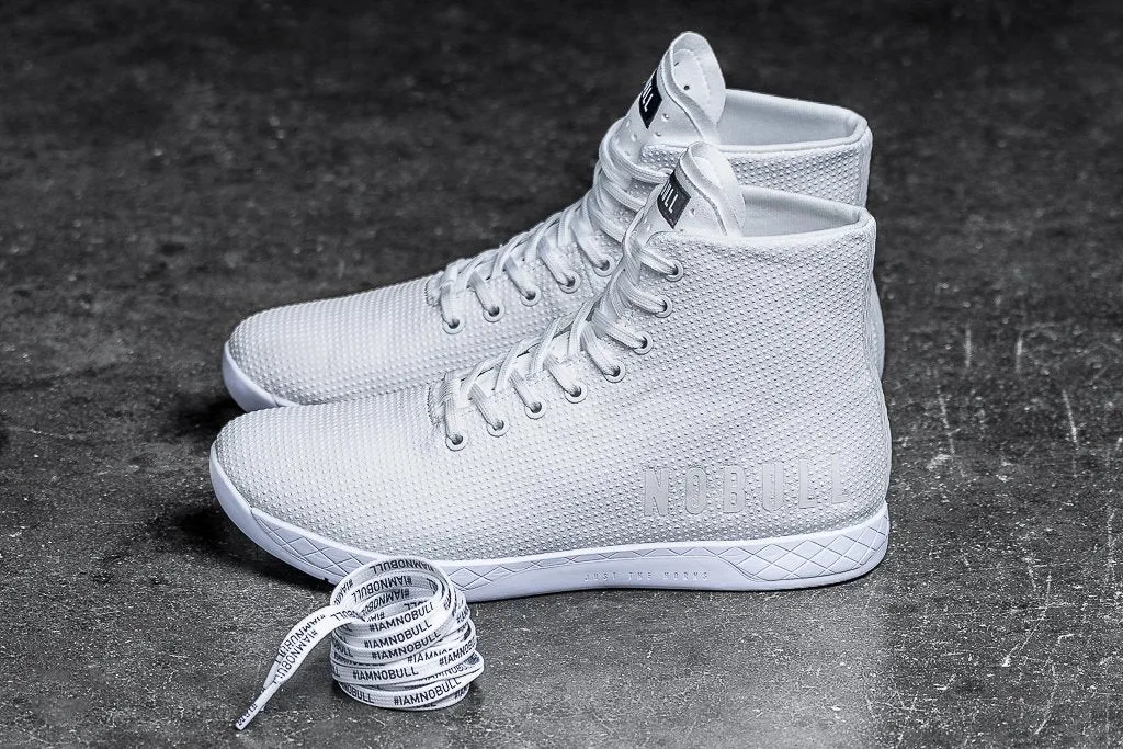 HIGH-TOP WHITE TRAINER (MEN'S)