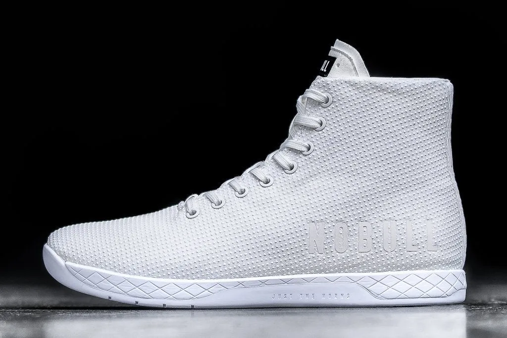 HIGH-TOP WHITE TRAINER (MEN'S)