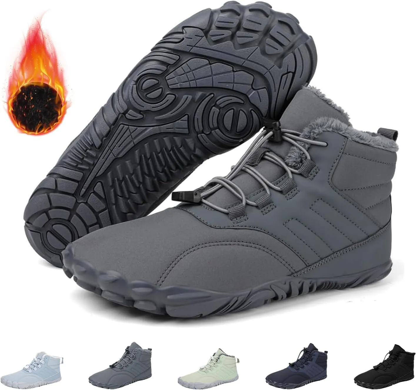 Hike Waterproof Barefoot Shoes Men or Hike Barefoot Shoes Womens Walking Hiking Boots for Women Men Trail Running Healthy Non-Slip