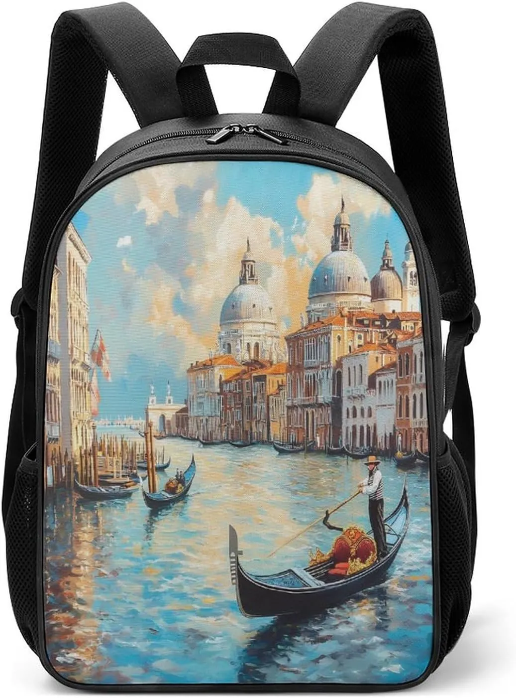 Italian Architecture Venice Travel Backpack for Men Women Water Resistant Luggage Daypack Business Weekender Bag