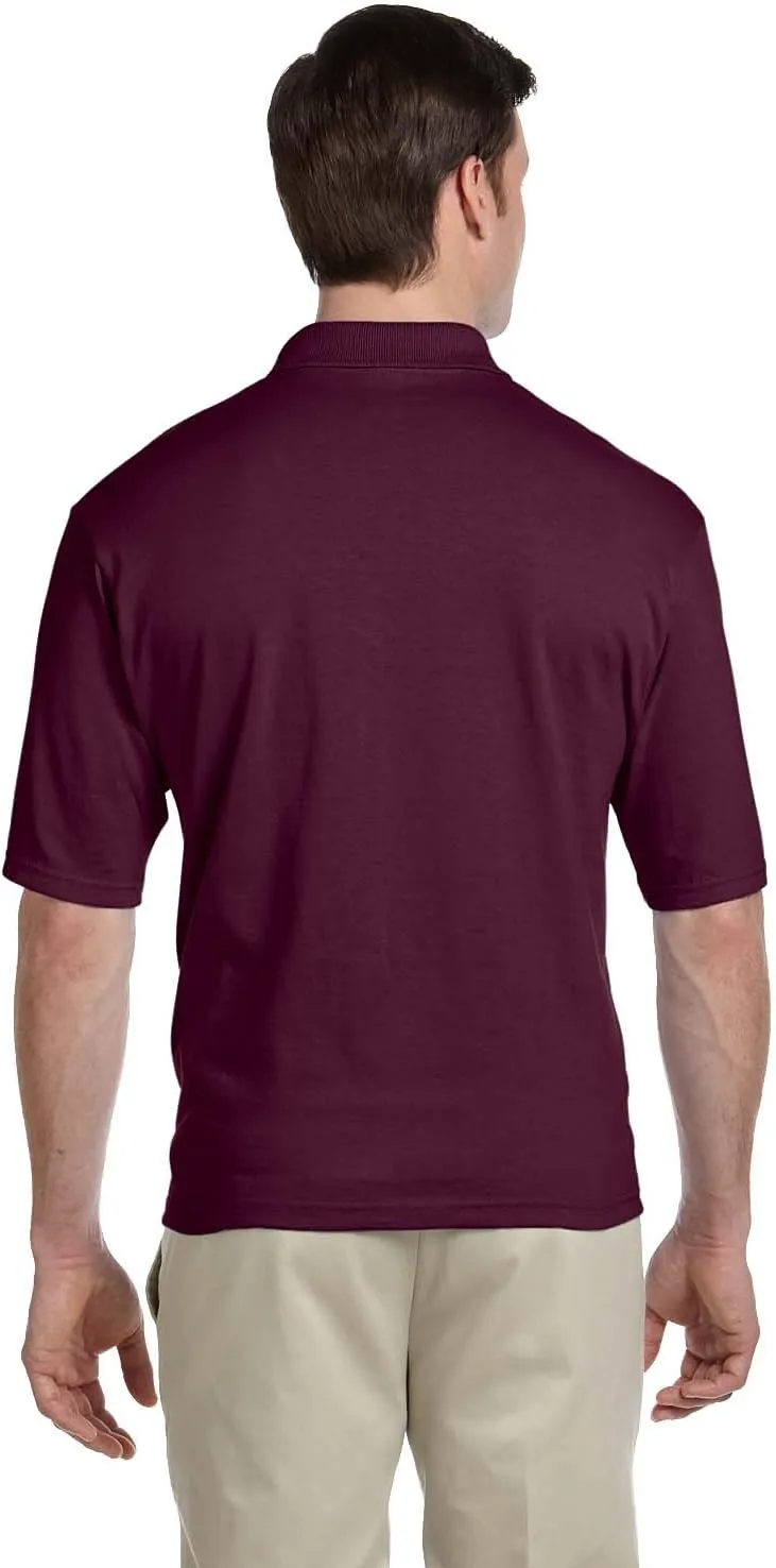 Jerzees 5.6 oz. 50/50 Jersey Pocket Polo with SpotShield